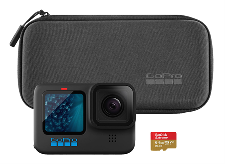 GoPro Hero11 Black, kit med 64GB SD-kort